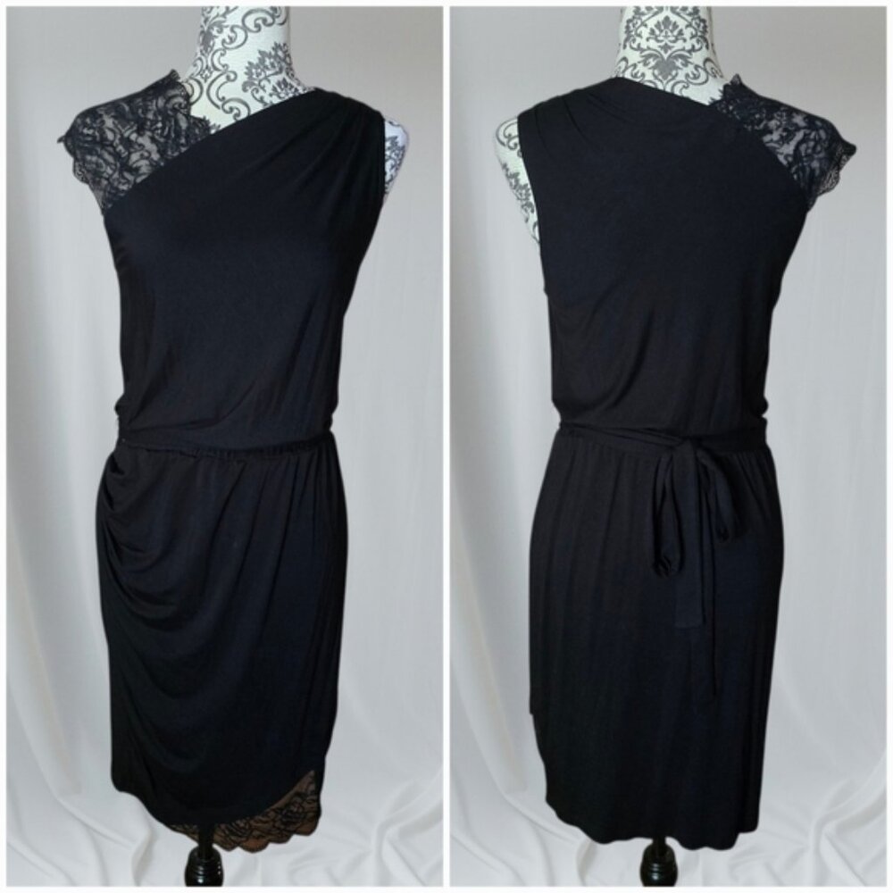 Robert Rodriguez black rayon dress size 8